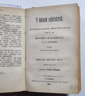 Historické povídky / Z tajů života / V dolech sibiřských
