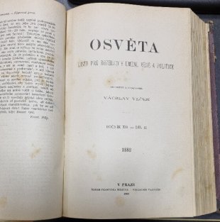 Osvěta č. 1- 12/1882