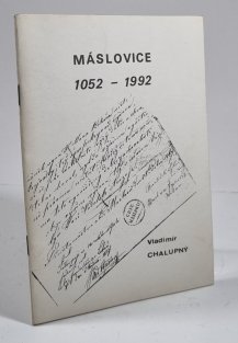 Máslovice 1052-1992