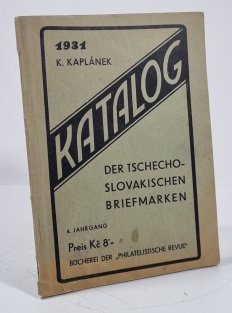 Katalog der Tschechoslowakischen briefmarken 1931