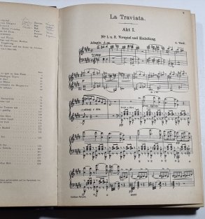 La Traviata - Opera in drei akten - Klavierauszug