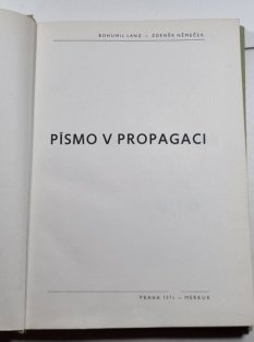 Písmo v propagaci