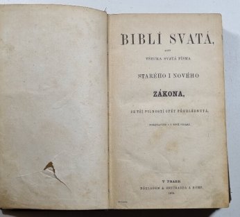 Biblí svatá aneb všecka svatá písma Starého i Nového zákona / Nový zákon 