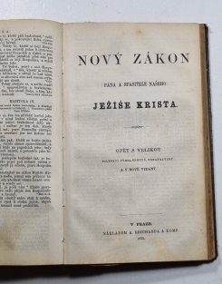 Biblí svatá aneb všecka svatá písma Starého i Nového zákona / Nový zákon 