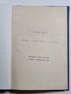 První zkušenosti s Bohem