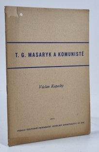 T.G. Masaryk a komunisté