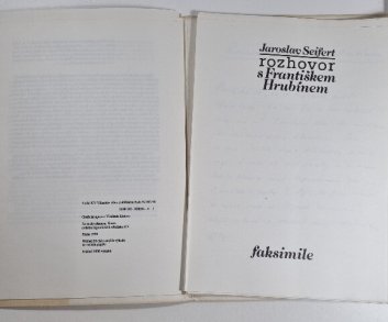 Rozhovor s Františkem Hrubínem (faksimile)