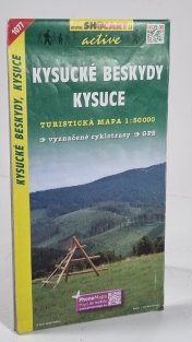 mapa - 1077 Kysucké Beskydy, Kysuce 1:50 000