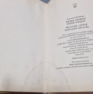 Kniha písmen - Sefer Otijot 