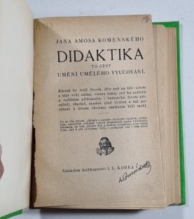 Jana Amosa Komenského Didaktika, to jest, Umění umělého vyučování