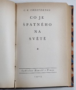 Ohromné maličkosti / Co je špatného na světě / Pověra rozvodu