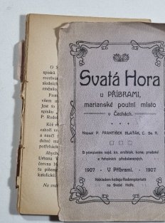 Svatá Hora u Příbrami, mariánské poutní místo