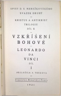 Leonardo da Vinci I.díl