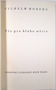 Vše pro blaho města