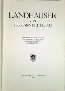Landhäuser von Hermann Muthesius