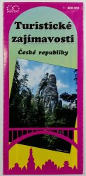 Turistické zajímavosti ČR - 1:800 000
