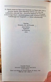 Skizze einer Geschichte von Prag