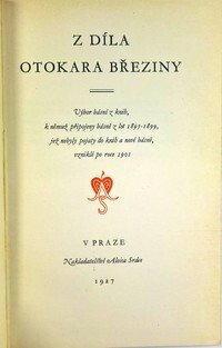 Z díla Otokara Březiny