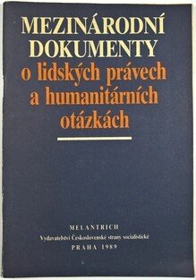 Mezinárodní dokumenty o lidských právech a humanitárních otázkách