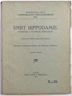 Smrt Hippodamie (tragedie o čtyřech jednáních)