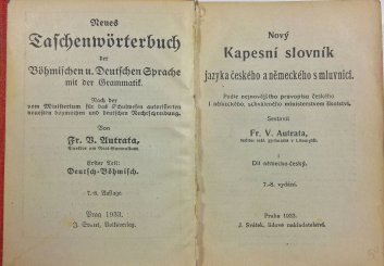 Nový slovník česko-německý a německo-český s gramatikou