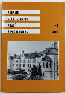 Sborník vlastivědných prací z Podblanicka 43/2003