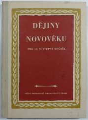 Dějiny novověku pro 10. postupný ročník - 