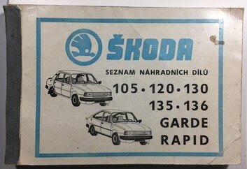 Seznam náhradních dílů Škoda 105-120-130-135-136-Garde-Rapid