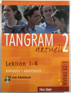 Tangram aktuell 2. Lektion 1 - 4  Kursbuch + Arbeitsbuch mit Audio-CD zum Arbeitsbuch