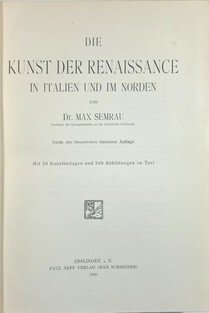 Die Kunst Der Renaissance im Italien und im Norden