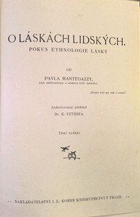 O láskách lidských