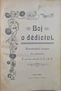 Boj o dědictví / Káňáta - Pohorský obraz / Vdala se ...