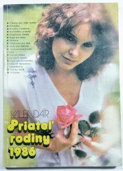 Priatel rodiny 1986 - kalendář - 