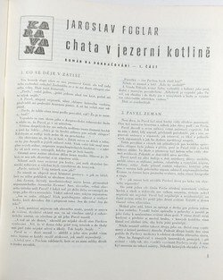 Karavana 1. - 8. / Chata v Jezerní kotlině