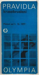 Pravidla krasobruslení  - Platná od 1.12.1977