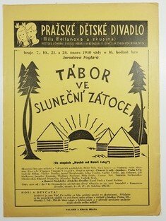 Tábor ve Sluneční zátoce - divadelní plakát