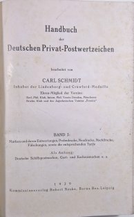 Handbuch der Deutschen privat-postwertzeichen Band I.
