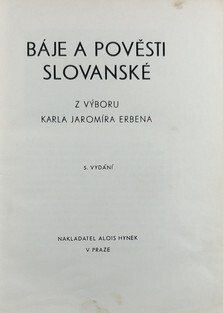 Báje a pověsti slovanské