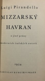 Mizzarský havran a jiné prózy