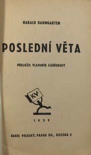Poslední věta