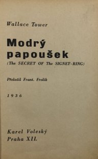 Modrý papoušek