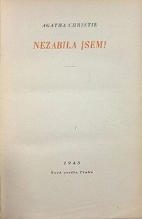Nezabila jsem!