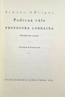 Podivná vůle profesora Lorraina