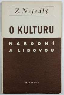 O kulturu národní a lidovou