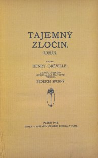 Tajemný zločin