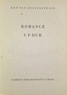Romance v F-dur