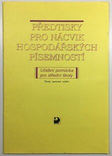 Předtisky pro nácvik hospodářských písemností