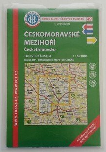 mapa - KČT 49 - Českomoravské mezihoří/Českotřebovsko