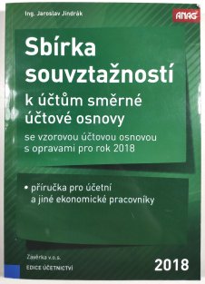 Sbírka souvztažností k účtům směrné účtové odnovy 2018