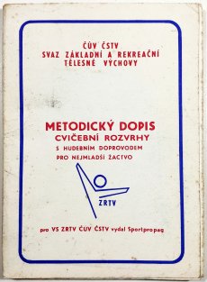 Metodický dopis - cvičební rozvrhy s hudebním doprovodem pro nejmladší žactvo